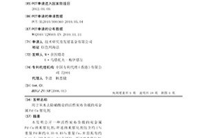 用于從水去除硝酸鹽的活性炭布負載的雙金屬Pd-Cu催化劑