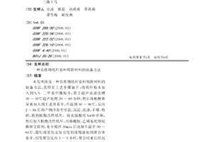 農作物秸稈染料吸附材料的制備方法