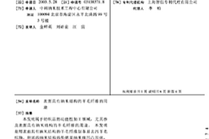 表面具有納米結構的羊毛纖維的用途