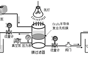 Cr<Sub>2</Sub>O<Sub>3</Sub>半導體復合無機膜的制備方法及應用