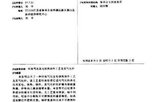 垃圾氣化發電供熱供冷工藝及其氣化爐
