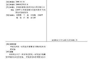 單筒式厭氧-好氧復合微囊化生物流化床自控設備