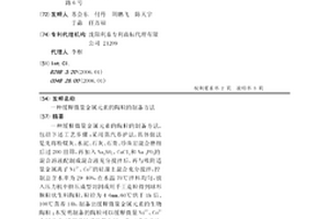 缓释微量金属元素的陶粒的制备方法