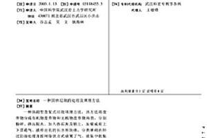 固体垃圾的处理及填埋方法