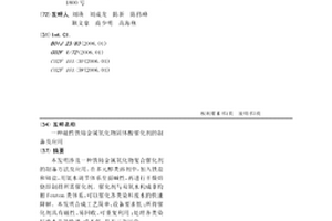 磁性鐵鈰金屬氧化物固體酸催化劑的制備及應用