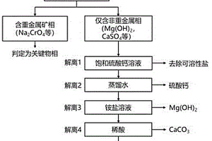 判定固體危廢中重金屬關鍵賦存物相的方法
