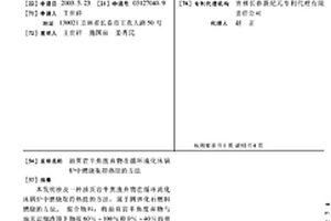 油頁巖半焦廢棄物在循環流化床鍋爐中燃燒取得熱能的方法