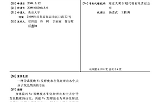 分離提純VC發酵廢水生化處理出水中大分子發色物質的方法