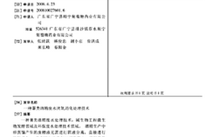 薯類酒精廢水厭氧消化處理技術