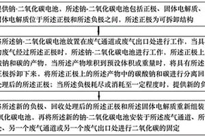 基于鈉-二氧化碳電池固定廢氣中二氧化碳的方法