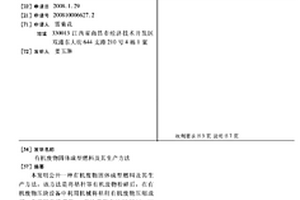 有機廢物固體成型燃料及其生產方法