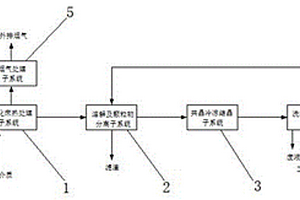固體廢鹽的純化處理系統