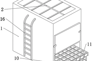 儲存農作物固體廢料的自動出料倉