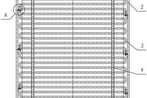 固體廢物鍋爐對流受熱面固定結構