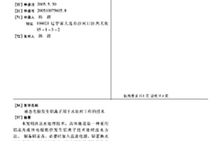 液態電極發生鋁離子用于水處理工程的技術