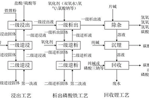 處理含有磷酸鐵鋰的物質的方法及設備