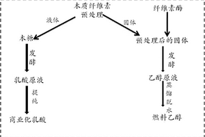 利用木質纖維素聯產乳酸和乙醇的方法