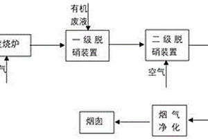 有机废液分级脱硝装置及其方法