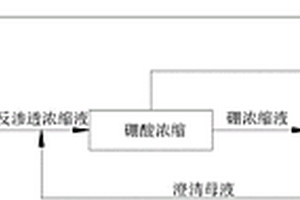 含硼放射性廢液深度凈化同時回收硼酸的方法及設備