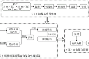 碳纖維無機聚合物復合電極的制備方法