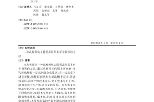 硫酸熟化去除低品位鋁土礦中鈦鐵的方法
