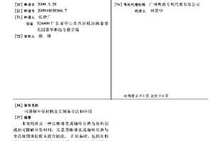 可降解環保材料及其制備方法和應用