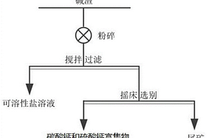 堿渣預處理分離鈣鹽的方法
