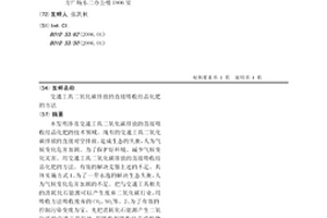 交通工具二氧化碳排放的直接吸收結晶化肥的方法