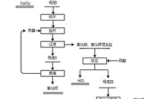 一種飛灰水洗可溶性氯鹽的分離與提純方法