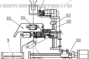 用于磁性材料壓鑄成型的機器人系統的鋪料機構