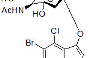 一種5-溴-4-氯-3-吲哚基-α-D-N-乙?；窠洶彼徕c鹽的合成工藝