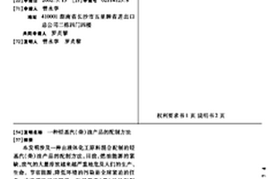 一種烴基汽(柴)油產品的配制方法