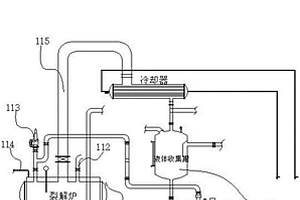 一種應用于危廢物裂解處理系統的精流處理系統