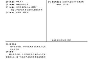 城市生活垃圾、工業垃圾焚燒飛灰的永久無害化處理方法