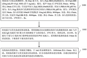 檢測腸炎沙門氏菌量子點熒光免疫層析試紙條及制備方法