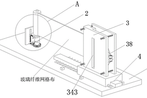 一種玻璃纖維網格布性能檢測裝置及其性能檢測方法