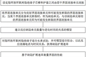 基于缺陷擴展速率的脂環族環氧樹脂絕緣子芯棒-護套界面性能檢測方法