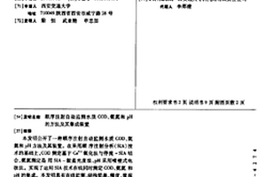 順序注射自動監測水質COD、氨氮和pH的方法及其集成裝置