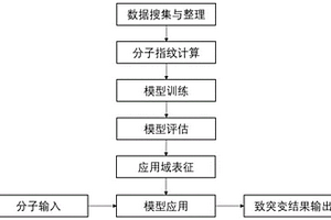 通過機器學習算法預測化學品致突變性的方法