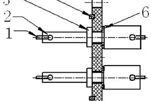 真空感應化學氣相沉積爐測溫熱電偶的轉接器