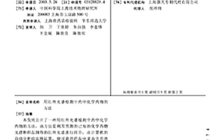 用紅外光譜檢測中藥中化學藥物的方法