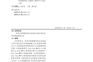 對齊墩果酸有特定識別能力的印跡電化學傳感器制備方法