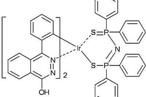 含銥配合物磷光材料及制備和在汞離子檢測中的應用