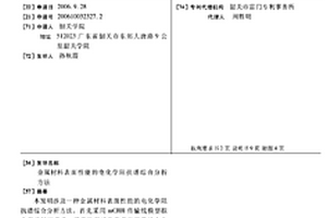 金屬材料表面性能的電化學阻抗譜綜合分析方法