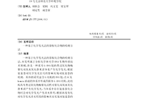 基于化學發光法的萘胺化合物的檢測方法