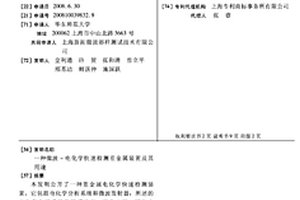 微波-電化學快速檢測重金屬裝置及其用途