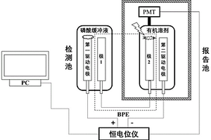 基于量子点的闭式双极电化学发光检测平台的建立方法及其应用