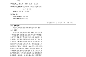 用于現場痕量重金屬檢測的電化學傳感器