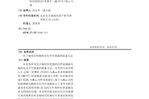 用于咖啡因檢測的電化學傳感器的制備方法