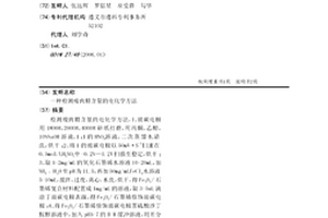 檢測瘦肉精含量的電化學方法